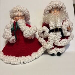 Beautiful and Festive Handmade Mr. & Mrs Santa Claus